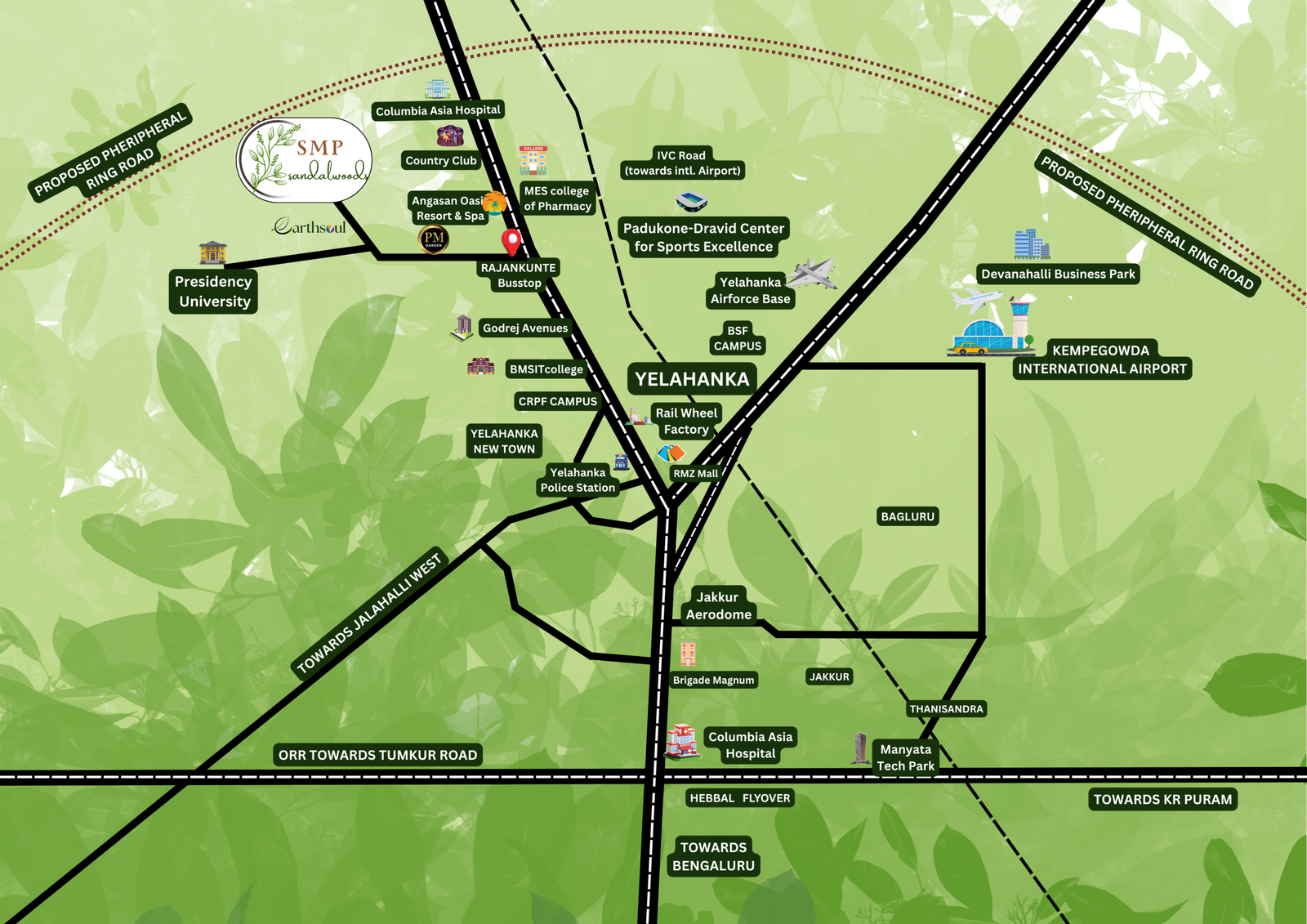 SMP Sandalwoods Location Map